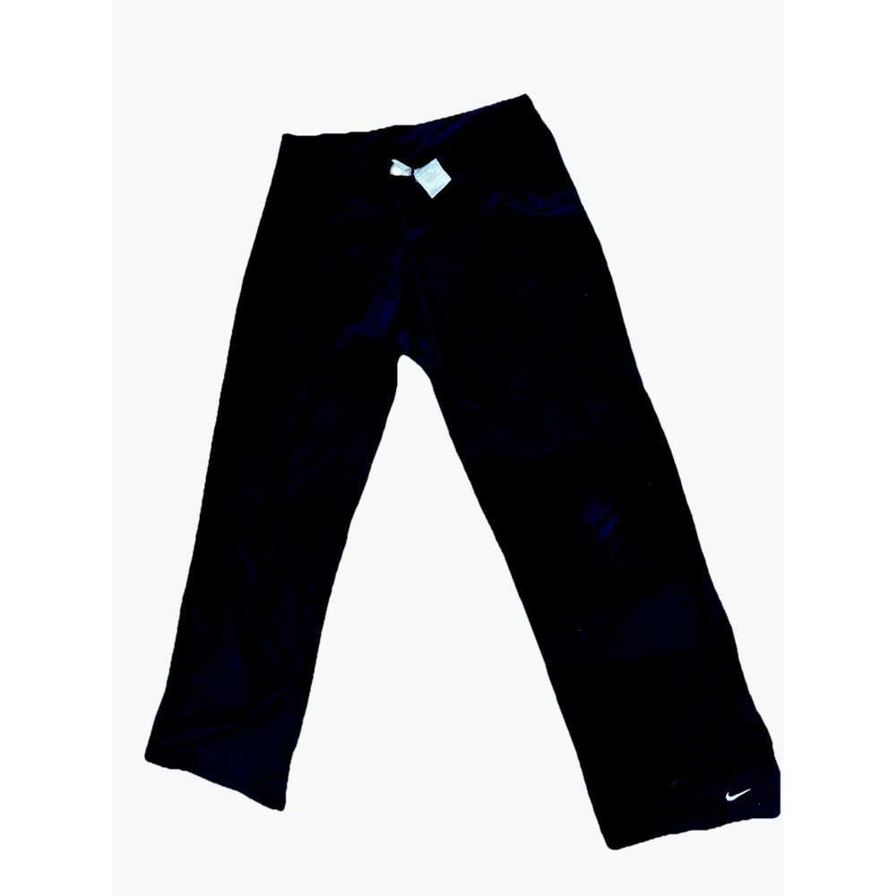 Nike Fit Dry Black Loose Fit Joggers Women Size‎ Large Activewear #RN 56323 Y2K